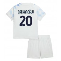 Inter Milan Hakan Calhanoglu #20 Replika babykläder Bortaställ Barn 2025-26 Kortärmad (+ korta byxor)